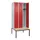 locker met bank,HxBxD 2120x900x815mm,3vak,vak B 300mm,cilinderslot