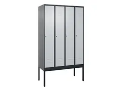 locker voor scheiding van kleding,HxBxD 2120x1200x500mm,4vak