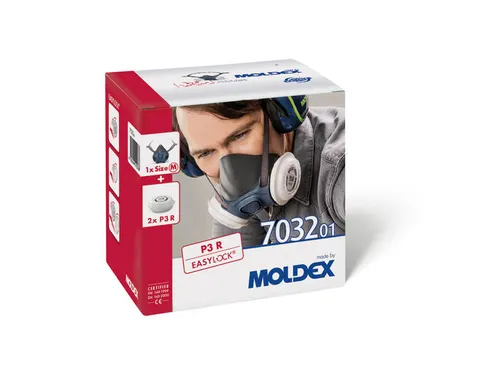 Moldex set halfgelaatsmasker serie 7000 TPE Maat M P3 R