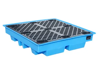 Opvangbak 4X 200L Pe H X B X D 275X 1280X 1280Mm Pe-Pallet - 1