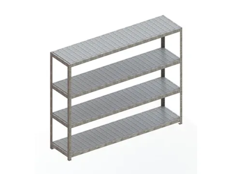 Rayonnage grande largeur HxlxP 1970x2504x600mm charge maxi/tablette 40