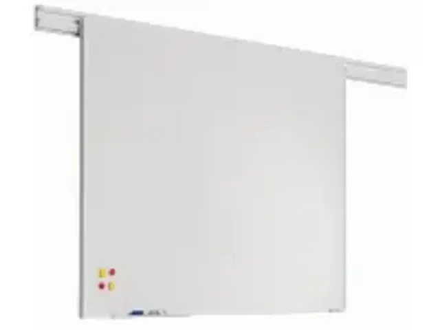 OUTLET Smit Visual Whiteboard Partnerline Rail 90x180cm Emaille