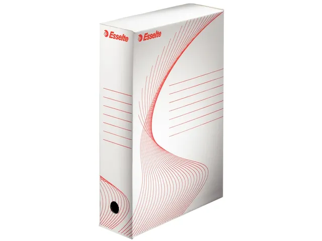 Archiefdoos Esselte Boxycolor 80mm 352x250mm wit