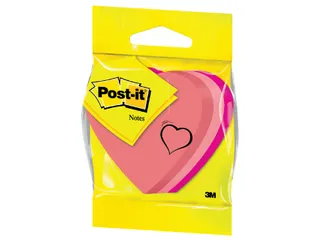 Memoblok 3m Post-it 2007h Minikubus Hart Assorti - 2