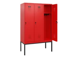 schoollocker,HxBxD 1950x1200x500mm,3vak,vak B 400mm,draaigrendel