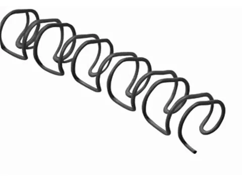 Metalen Draadruggen, 14,3 Mm, Pak Van 100 Stuks, Zwart