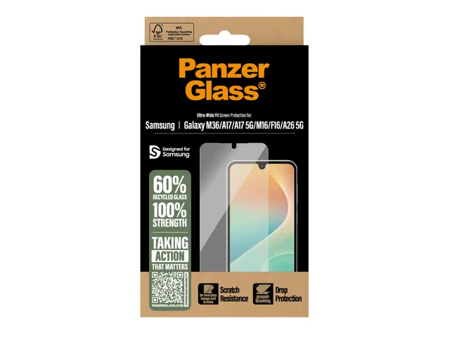 PanzerGlass Screen Protector Samsung Galaxy M17 5G | M36 | A17 | A1