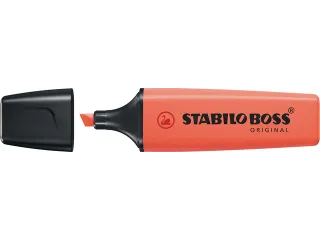 Markeerstift STABILO BOSS Original 70/140 pastel zacht koraalrood - 1