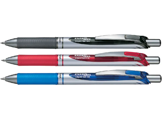 Gelschrijver Pentel Energel BL77 zwart 0.4mm
