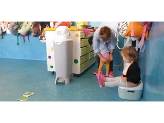 Hygiënische luieremmer DiaperChamp One Maxi Grijs Wit - 4