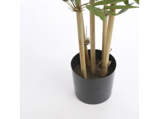 Kunstplant Mica Bamboe in plastic pot 150cm - 8