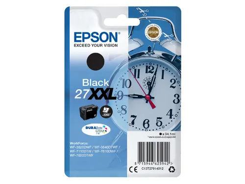 Inktcartridge Epson 27XXL T2791 zwart EHC C13T27914012