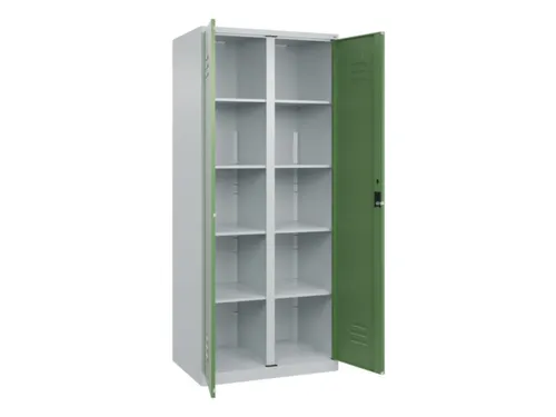 wasgoedverdeelkast,HxBxD 1850x800x500mm,vak B 400mm,cilinderslot