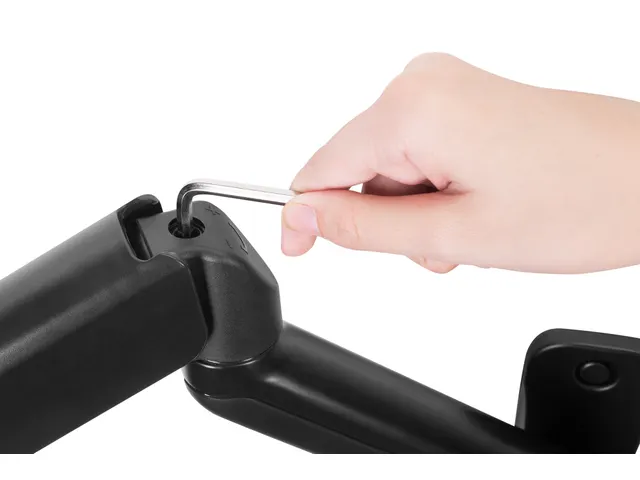 Monitorarm Wand 32 Inch Gasveer Zwart