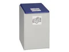 Afvalverzamelaar 1-voudig moduul HxBxD 570x360x405mm 60 liter Grijs