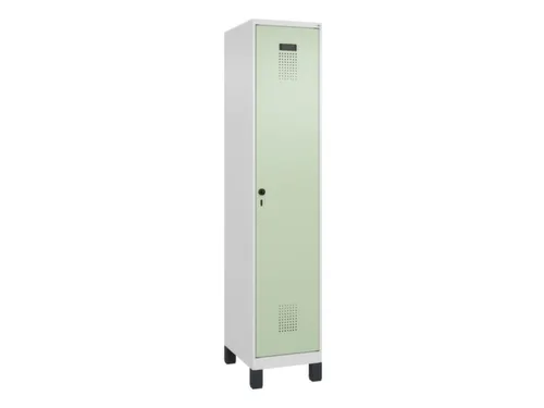 locker,HxBxD 1950x400x500mm,1vak,vak B 400mm,draaigrendel,voeten