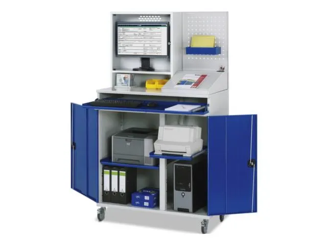 Computerkast 1895x1100x520mm Verrijdbaar