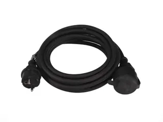 Rubber Verlengkabel - 5 M - 3g1.5 - Penaarde IP44 - 1