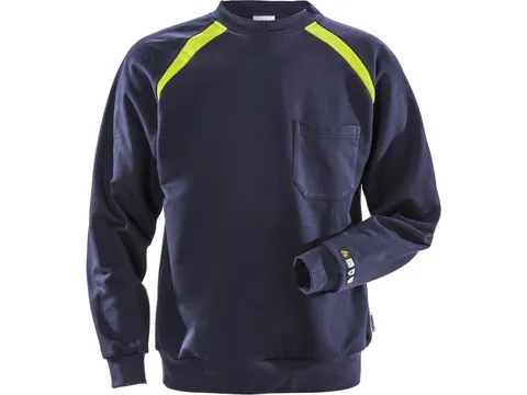Sweat-shirt Fristads 984 SFLA bleu marine Taille L