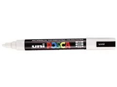 Verfstift Posca PC5M Medium Punt 1,8-2,5mm Wit