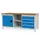 werkbank,m. achterwand,HxBxD 959x2000x750mm,multiplexblad