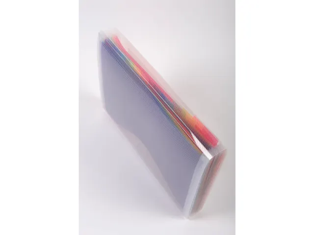 Trieur valisette polypropylène 13 compartiments Crystal - 33x25cm - C