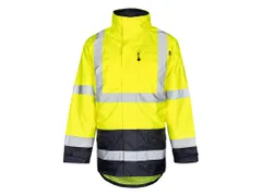 OXXA Alberto 0980 parka maat 3XL fluorgeel marineblauw