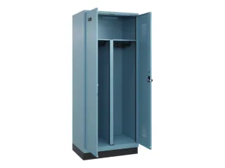 PBM-locker,HxBxD 1950x800x500mm,2vak,vak B 400mm,draaigrendel - 1