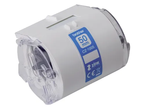 Labeletiket Brother CZ-1005 50mmX5m kleur opdruk
