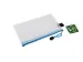 Pochette zip Foldersys EVA 120x220mm bleu fluo