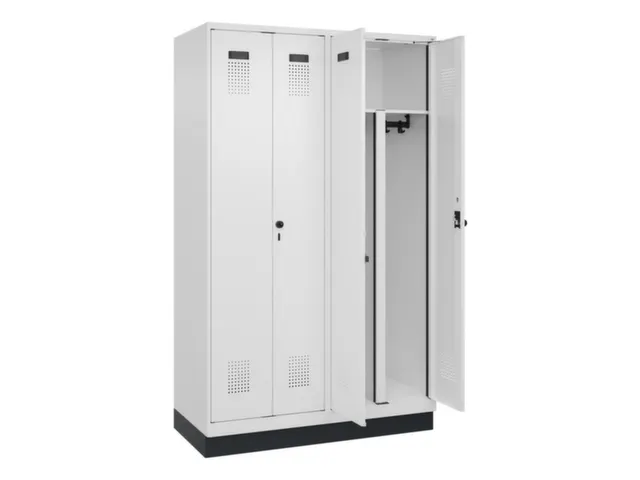 PBM-locker,HxBxD 1950x1200x500mm,4vak,vak B 300mm,draaigrendel