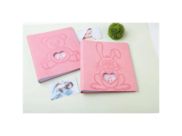 Fotoalb 29x32cm 60bl TEDDY Beer Roze