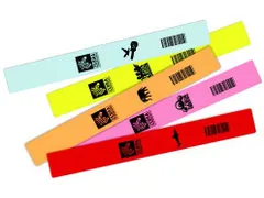 Zebra Z-Band Fun (10012713-4K) groen 25mmx254mm (6x350 Stuks)