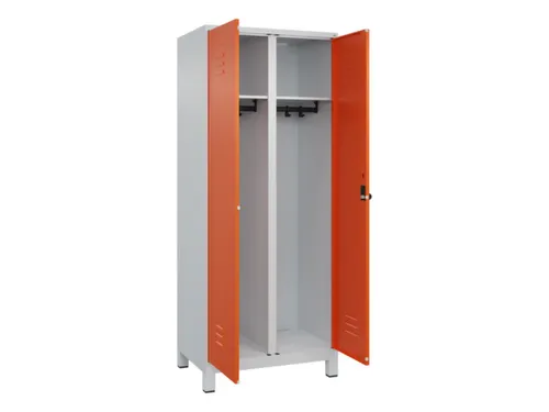 locker voor scheiding van kleding,HxBxD 1950x800x500mm,2vak