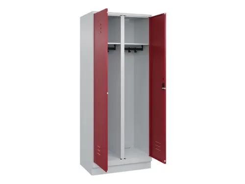 locker voor scheiding van kleding,HxBxD 1950x800x500mm,2vak