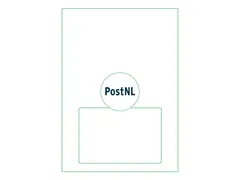 Retourlabel POSTNL label A4 150x100mm 100 Vel