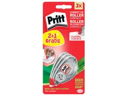 Correctieroller Pritt Compact Flex 6mmx10m Blister 2+1 gratis