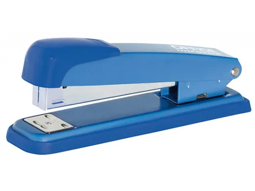 Nietmachine metaal nietjes nr. 24/6 26/6 23/6 24/8 40 vel 90mm blauw