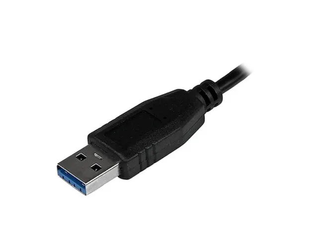 Draagbare 4-poorts SuperSpeed USB 3.0 hub 5Gbps zwart