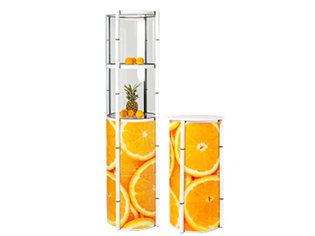 Balie Flex Counter inklapbare counter met twee niveaus 106,5x58cm