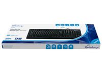 MediaRange MROS101-UK USB QWERTY Zwart toetsenbord
