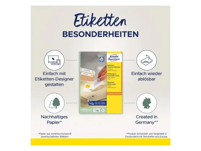 Etiquette ILC Avery 17,8x10mm blanche NP 25 feuilles 270 etiquettes pa