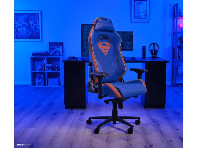 Trust GXT 721SM Ruya Pro Premium Gamingstoel SuperMan Blauw