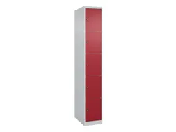 lockerkast HxBxD 1850x300x500mm 1x5vakken cil.-slot staand op vloer