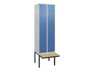 Dubbeldekse dekenkist,HxBxD 2120x600x815mm,2x2vak.,vak B 300mm - 1