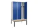 locker voor scheiding van kleding,HxBxD 2120x1200x815mm,3vak