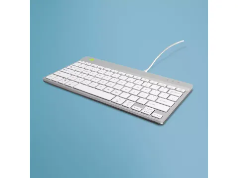 Toetsenbord R-Go Ergonomisch Compact Break bedraad QWERTY wit