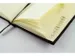 Carnet alphabet Kangaro A5 A-Z couverture rigide en lin noir, 208 page