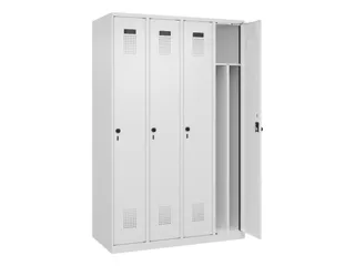 locker voor scheiding van kleding,HxBxD 1850x1200x500mm,4vak - 1