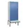 PBM-locker met bank,HxBxD 2120x800x815mm,2vak,vak B 400mm,cil.-slot